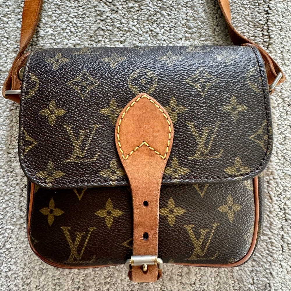 Authentic LV cartouchiere PM